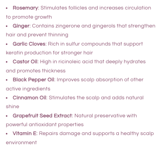 Voila Natural Oil | Organic Scalp Treatment